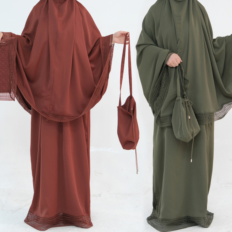 Women Bags Dubai - Musulmano 4 Pezzi Set Donne Gonne
