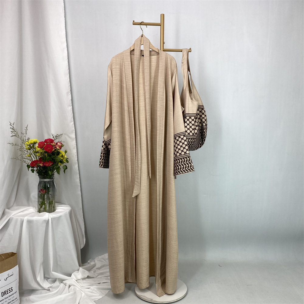 Women Bags Dubai - Abaya Musulmana a Maniche Lunghe per