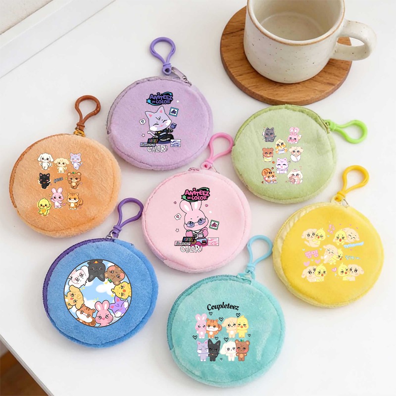 Women Bags And Purses - Portamonete Kpop ATEEZ Idol con Portachiavi,