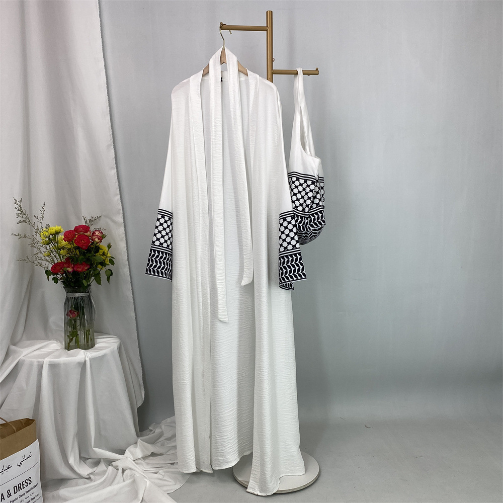 Women Bags Dubai - Abaya aperta sul davanti per donna,