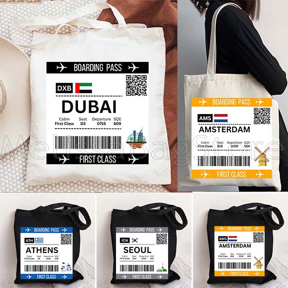 Women Bags Dubai - Toronto Amsterdam Barcellona Bangkok Dubai Imbarco