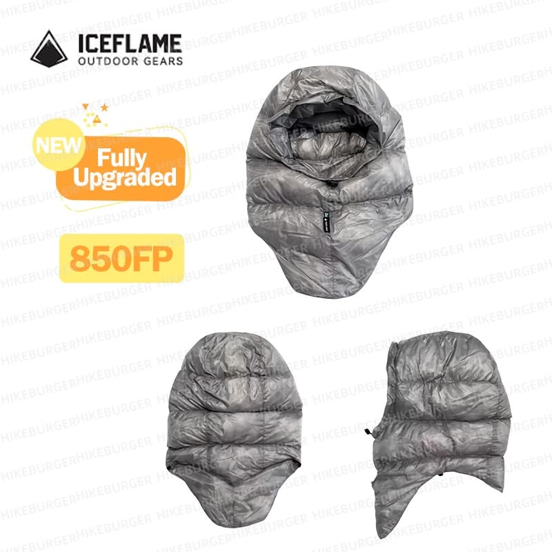 Women Bags Grey - Piumino ICE FLAME da campeggio all'aperto