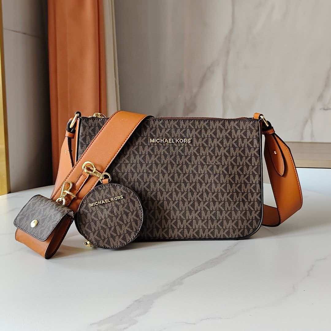 Women'S Bags Of Michael Kors - Nuovissimo Set di Tre Pezzi Michael