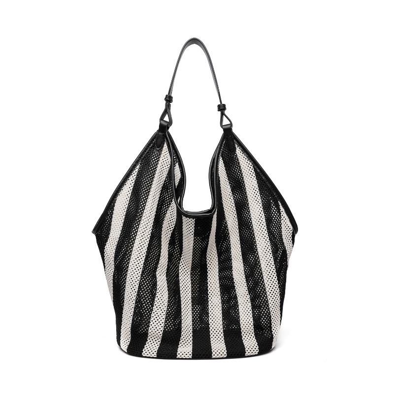 Borsa tote a righe in tessuto  - Shopper Tote Canvas recensione e prezzo