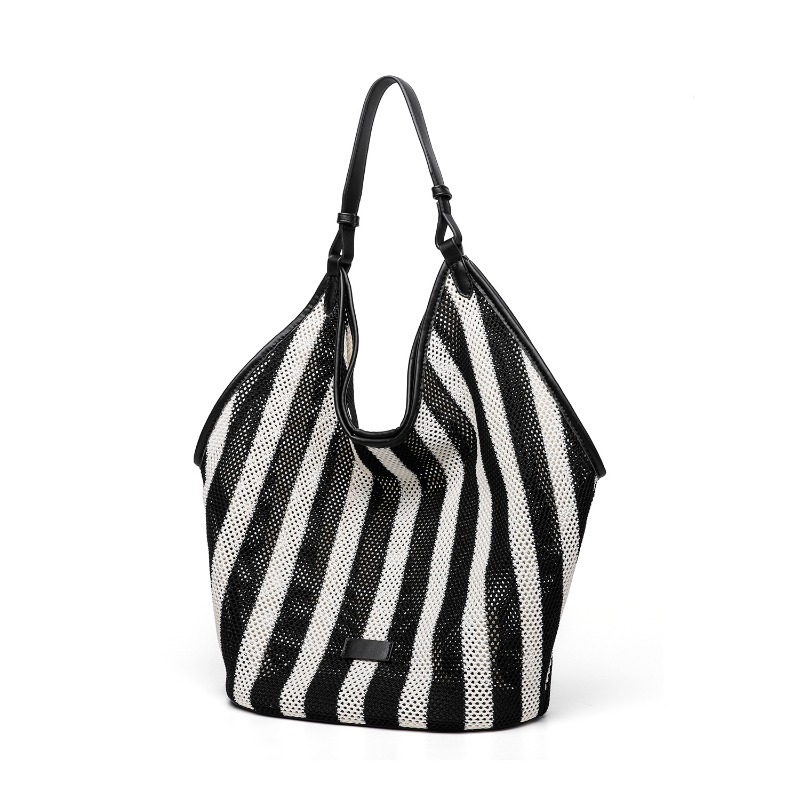Borsa tote a righe in tessuto  - Shopper Tote Canvas recensione e prezzo