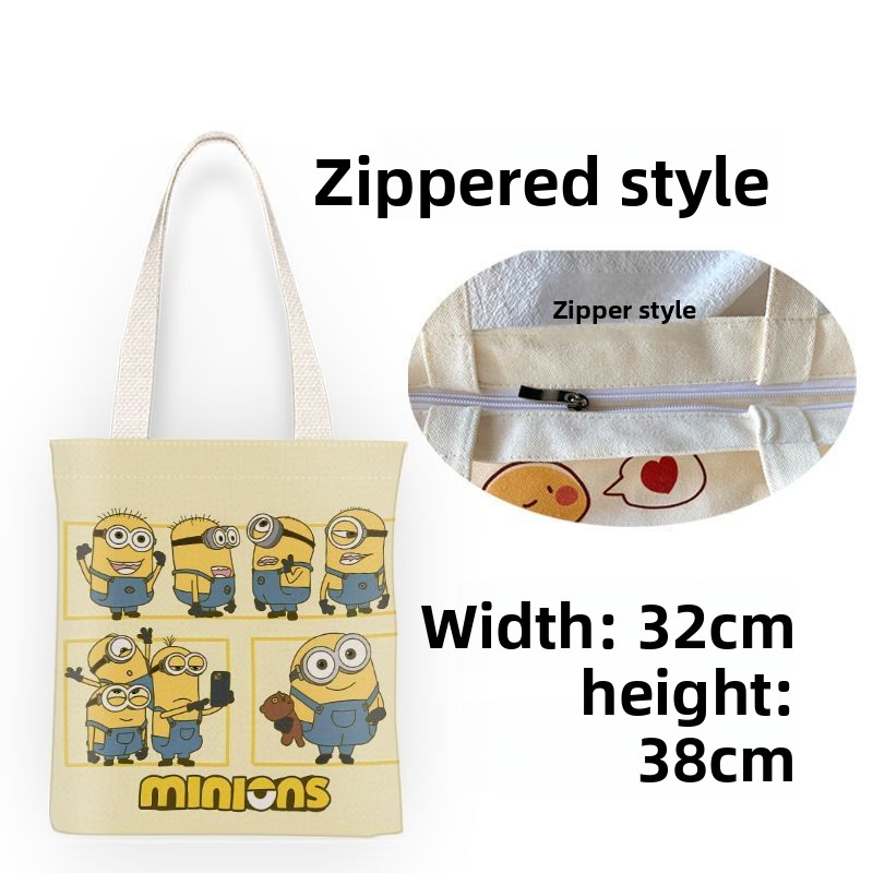 Borsa in tela con stampa dei M - Shopper Tote Canvas recensione e prezzo