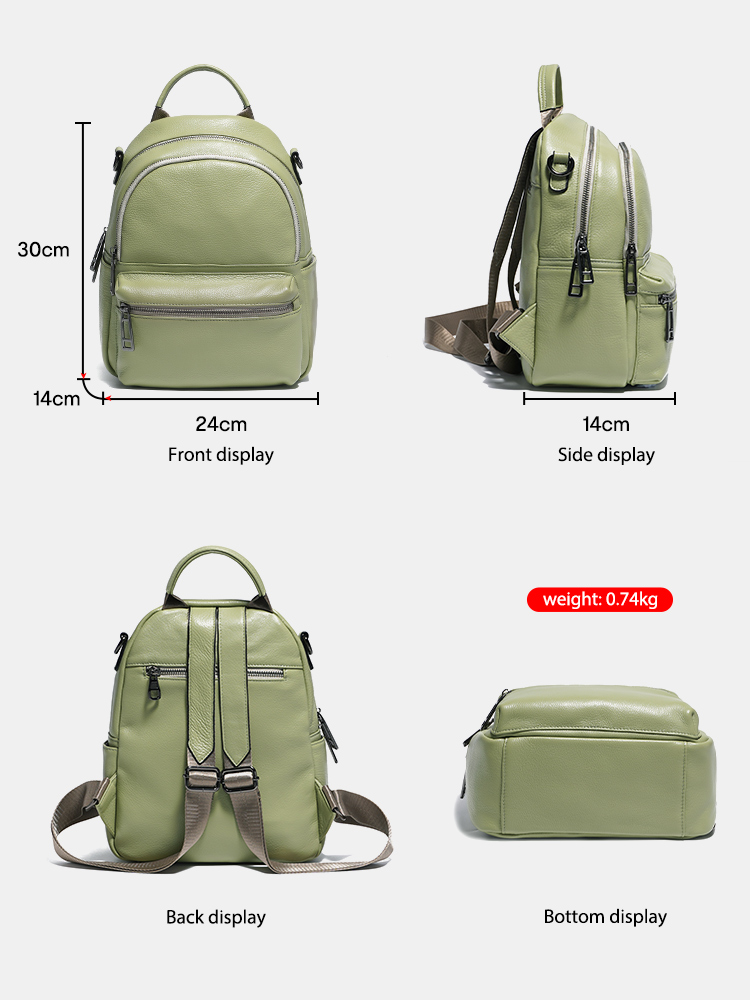 Zency zaino in pelle da donna  - Women Bags Grey recensione e prezzo