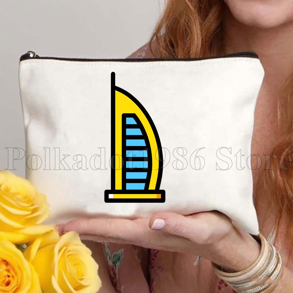 Borsa in tela Burj Khalifa con - Women Bags Dubai recensione e prezzo