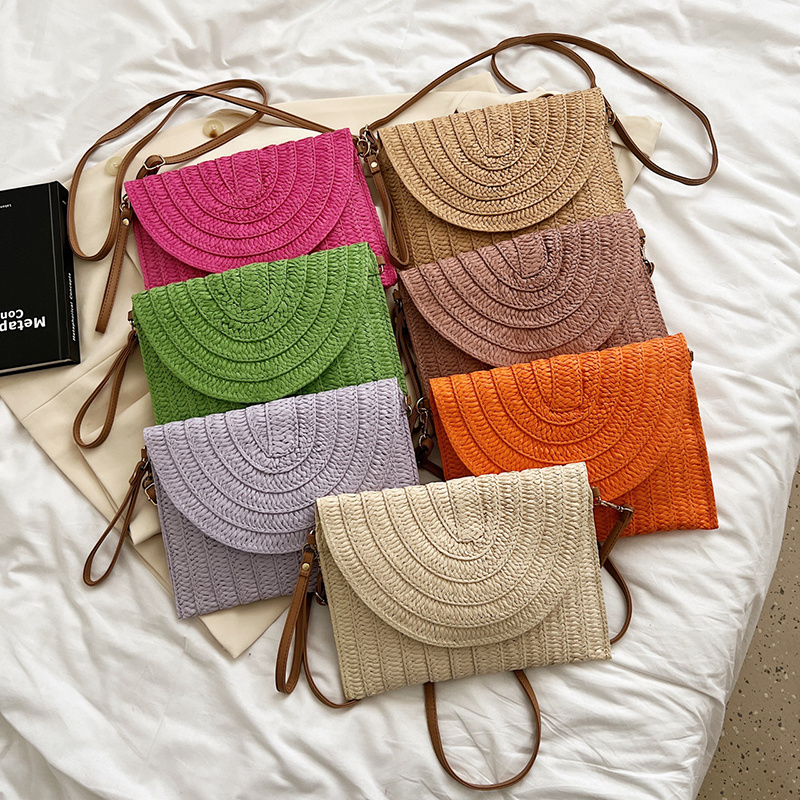 Borsa a tracolla in paglia int - Flap Bag Envelope recensione e prezzo