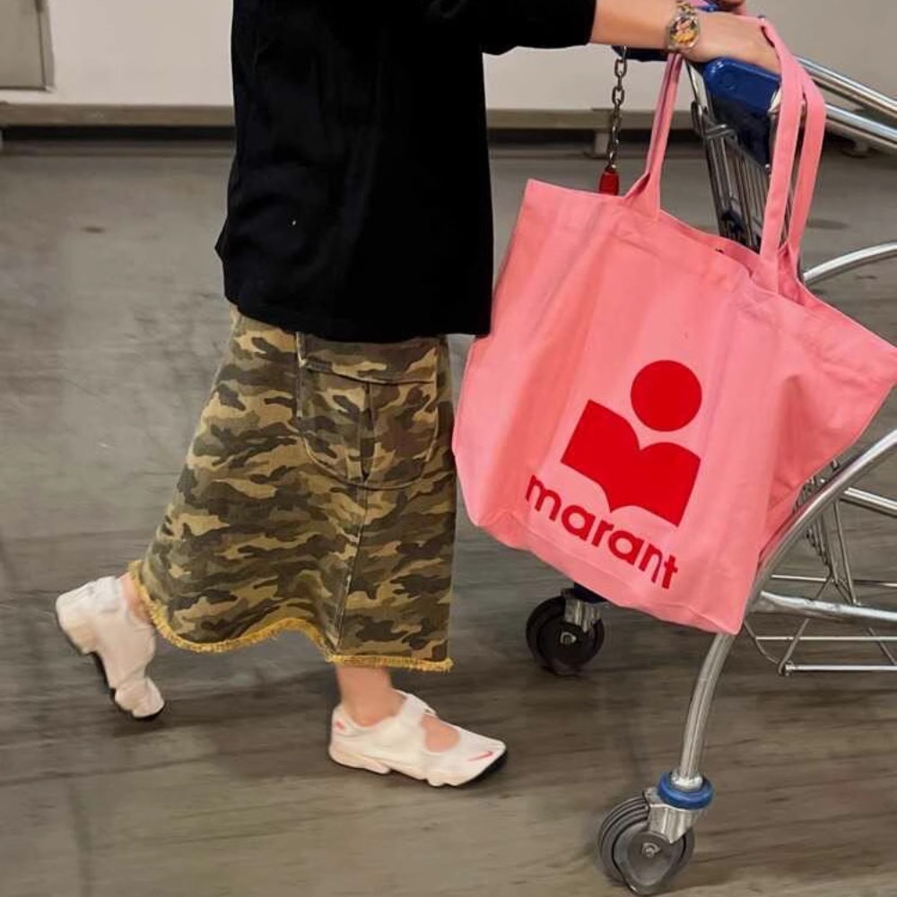 2026 Marant Nuova Borsa in Tel - Shopper Tote Canvas recensione e prezzo