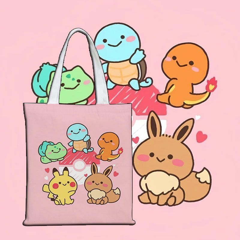 Borsa in tela Pokémon, borsa t - Shopper Tote Canvas recensione e prezzo