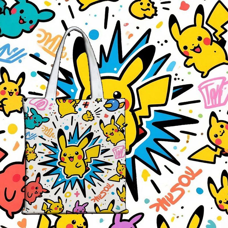 Borsa in tela Pokémon, borsa t - Shopper Tote Canvas recensione e prezzo