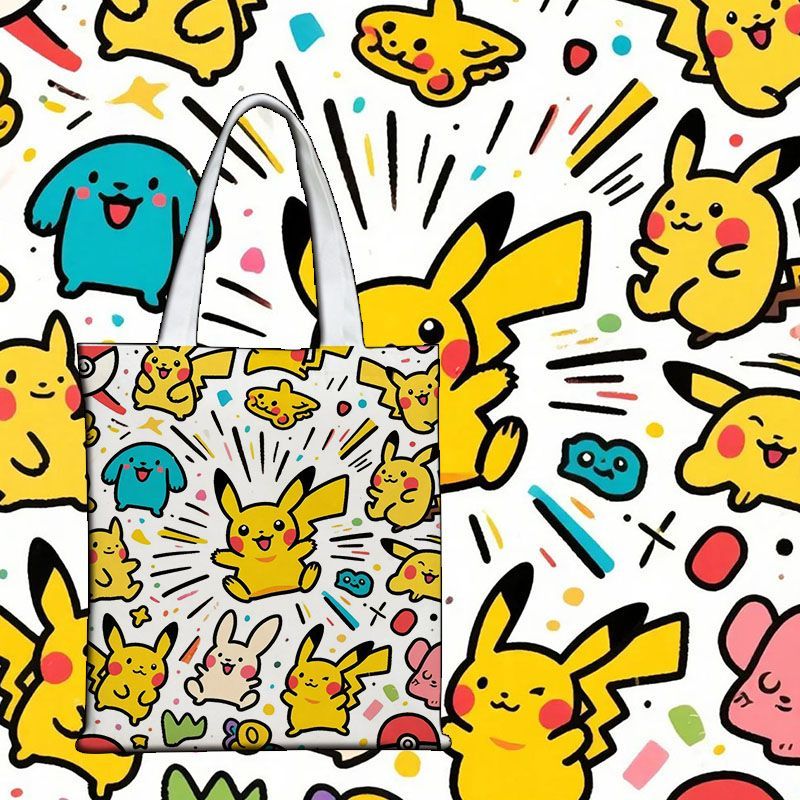 Borsa in tela Pokémon, borsa t - Shopper Tote Canvas recensione e prezzo