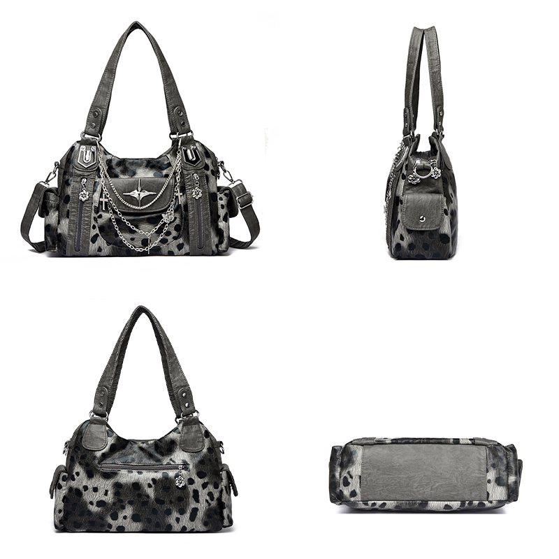 Borsa a Tracolla Grigia con St - Women Bags Grey recensione e prezzo